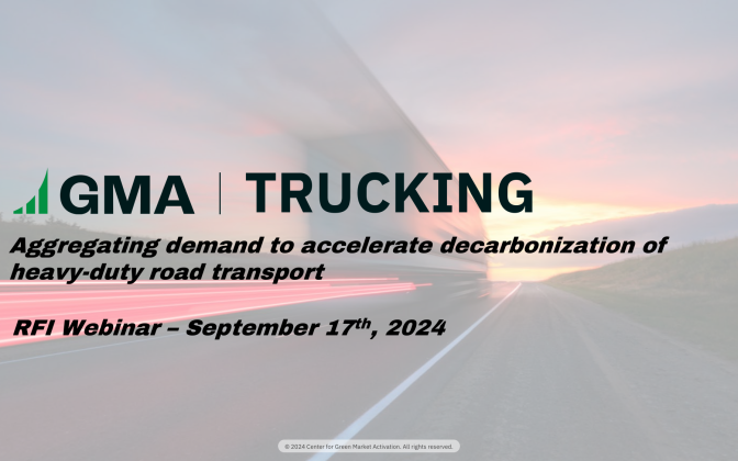 GMA Trucking RFI Webinar