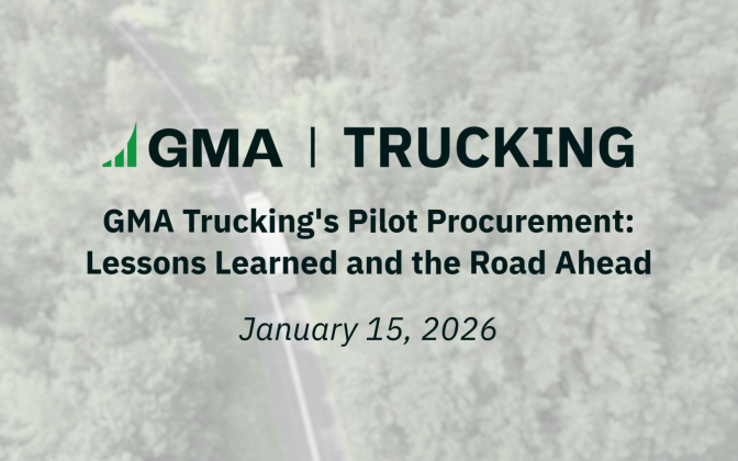 Webinar | GMA Trucking’s Pilot Procurement: Lessons Learned and the Road Ahead