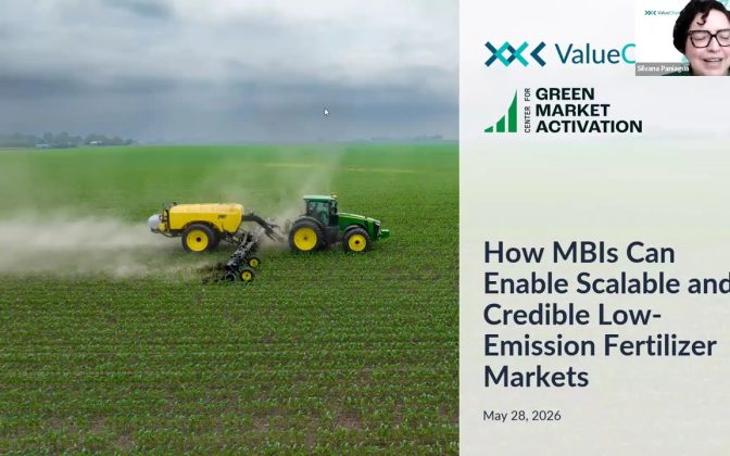 Webinar | How MBIs can enable scalable and credible low‑emission fertilizer markets